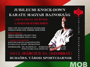 Rekordnevezés a jubileumi knock-down karate magyar bajnokságra