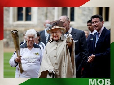 London 2012: a királynőnél járt az olimpiai láng