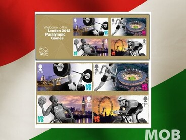 Különleges bélyegek az olimpia bajnokainak tiszteletére és  a paralimpiára