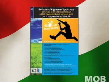 Szeptember 10-én Budapesti Egyetemi Sportnap a BME-n