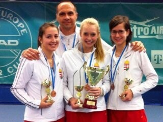Bronzérmesek a magyar lányok az U16-os tenisz Eb-n