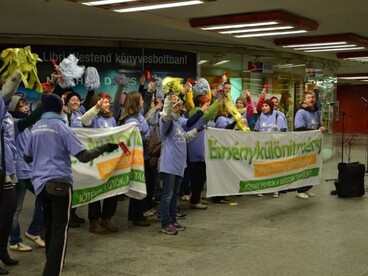 Télűző flashmob a jótékony sportért