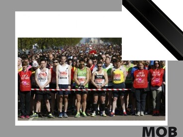 London:  Maraton fekete szalaggal