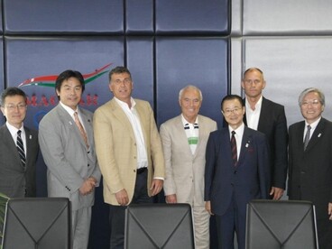 Japán sportdiplomaták a MOB-ban