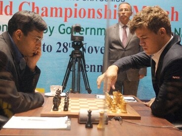 Carlsen fél pontra a világbajnoki címtől