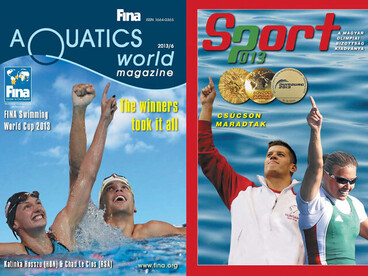 Rangos kiadványok címlapján legjobb úszóink