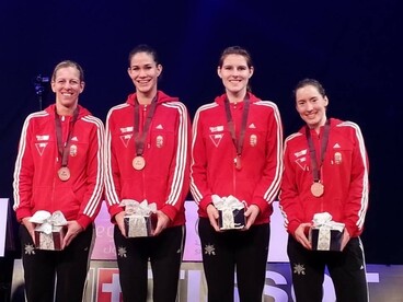 Újabb magyar bronz a dohai női párbajtőr vk-versenyen