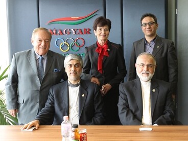 A Magyar Olimpiai Akadémia is bemutatkozott az iráni delegáció előtt