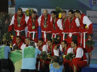 Európa-bajnoki ezüstérmesek a férfi pólósok