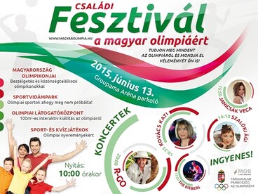 Családi fesztivál a magyar olimpiáért