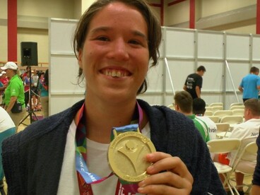 Édesanyja emlékére úszott Nóri a Speciális Világjátékokon - aranyérmes lett