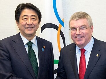 A japán miniszterelnökkel tárgyalt Thomas Bach a 2020-as tokiói olimpiáról