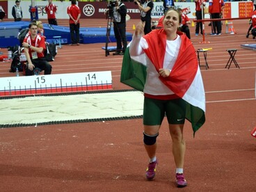 Az olimpiai szintes Márton Anita vb-második súlylökésben