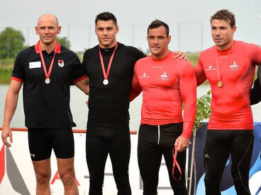 Horváth Bence és Szomolányi Máté nyerte a férfi kajakpárosok 200 méteres szétlövését