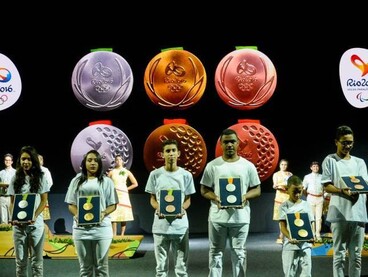 Rio 2016: bemutatták az olimpiai érmeket