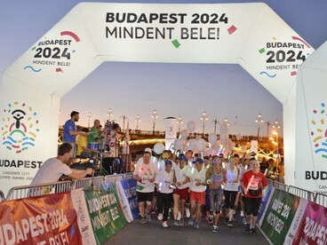 2024 méteres fáklyás futás a budapesti olimpiáért