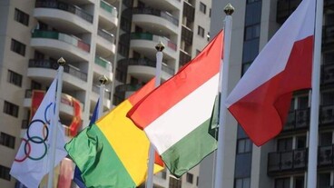 Felhúzták Rióban a magyar zászlót, először szólt a Himnusz