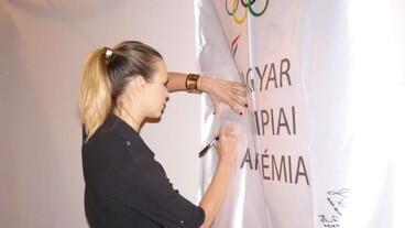 Gyenesei Leila volt a keszthelyi olimpiai kör vendége