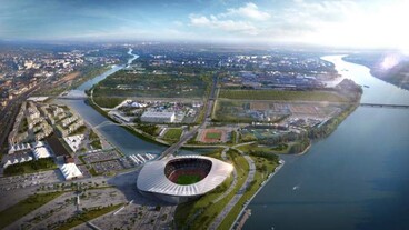 Újabb látványtervek a tervezett budapesti olimpia helyszíneiről