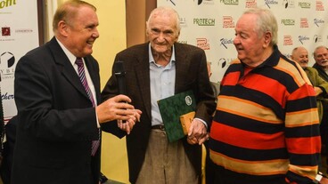 A 95 éves Szepesi Györgyöt ünnepelte az Olimpiai Bajnokok Klubja