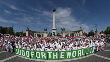 Kampánynyitó esemény a budapesti judo világbajnokság népszerűsítésére