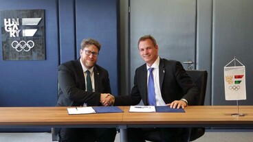 Együttműködési megállapodást írt alá a MOB és a sportújságíró-szövetség