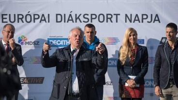 Olimpikonok is népszerűsítik az Európai Diáksport Napját - Schmitt Pál az egyik fővédnök