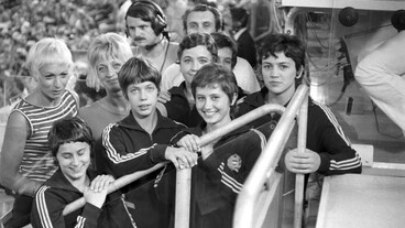 60 éves Medveczky Krisztina, olimpiai bronzérmes tornász