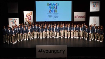 Fogadalmat tettek az ifjúsági olimpiára készülő magyar sportolók