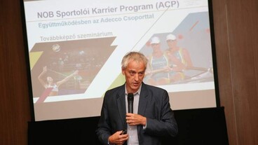 A NOB sportolói karrierprogramjáról tartottak szemináriumot Budapesten