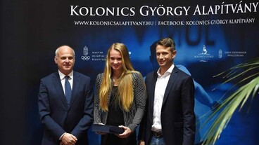 Kolonics-díjat kapott az ifjúsági olimpiai bajnok Rendessy Eszter