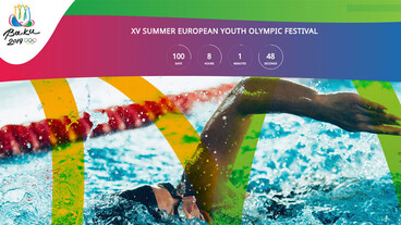 100 nap múlva rajtol a 15. Nyári Európai Ifjúsági Olimpiai Fesztivál  Bakuban