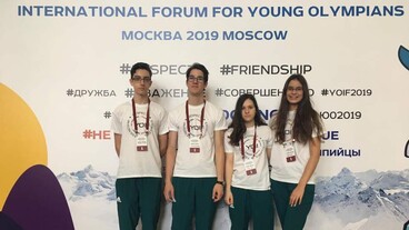 Ifjúsági olimpiai fórum Moszkvában, magyar curlingesekkel