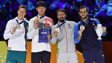 Szatmári András ezüstérmes az olimpiai kvalifikációs világbajnokságon