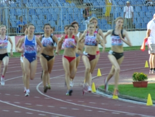 Czebei Réka az 1500m-es síkfutás fináléjában