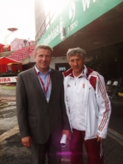 Szergej Bubka és Dani Vilmos dr.