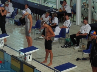 Úszás: 200m hát rajt (Balog Gábor)
