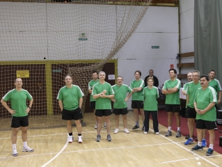 Csapat elosztás a foci mérkőzés előtt