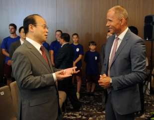 Xiao Qian és dr. Nagy Zsigmond
