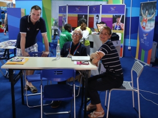 A Nemzetközi Fair Play Bizottság kiállítása a faluban