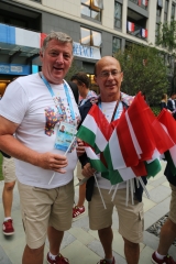 Németh László (atléta edző) és Tóth József (MOB iroda)