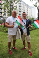 Fazekas Gáspár és Farkas Roland, atléta edzők