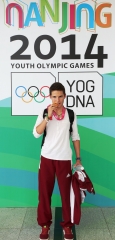 Nanjing 2014 - augusztus 22. - sportlövészet légpuska mixed csapatverseny, úszás, súlyemelés, öttusa