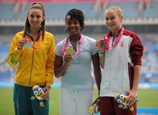 Bajnok Eszter, a boldog bronzérmes