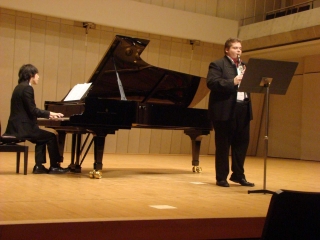 Tokyo College of Musicban koncert: Kohán István magyar diák klarinét koncertje
