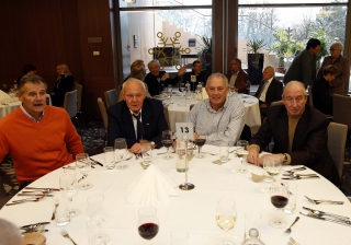 Vízilabdázók, balról: Kásás Zoltán, Hevesi István, Görgényi István, Katona András