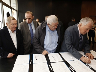 Ihász Kálmán, Gémesi György, Hajnal Csaba és Fenyvesi Csaba