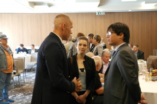 dr. Nagy Zsigmond és a japán követség munkatársai