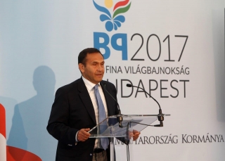 Gyárfás Tamás, a hazai úszószövetség elnöke