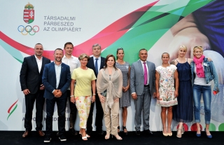 Sportolók, sportvezetők a budapesti olimpiáért